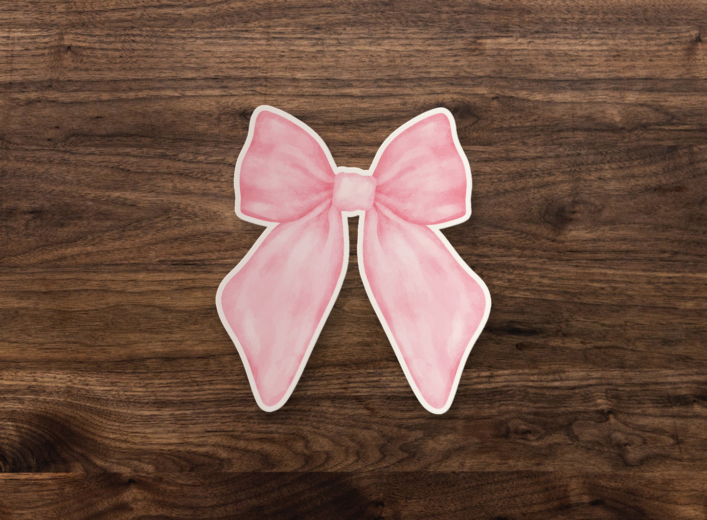Pink Coquette Bow Sticker Decal