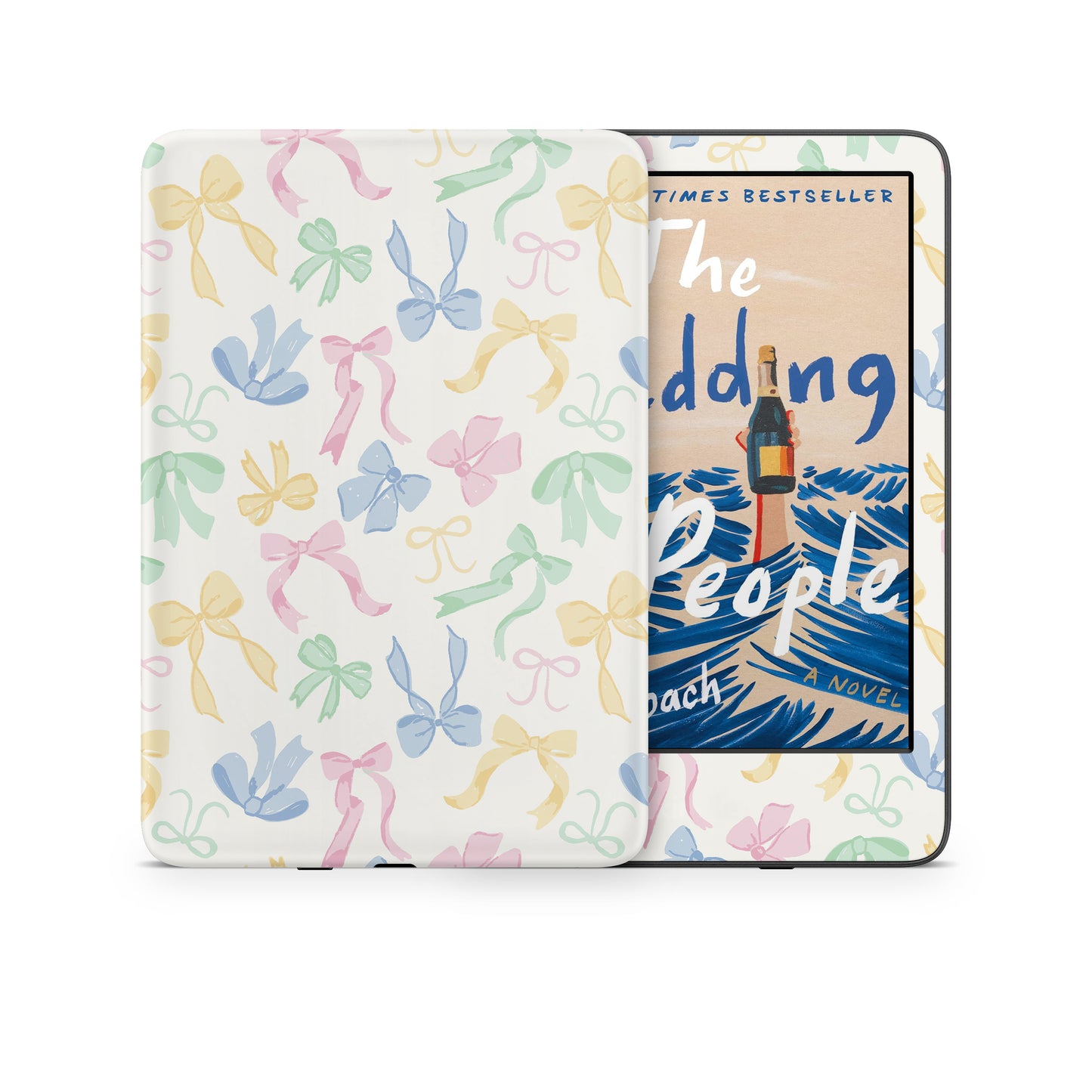 Pastel Bows Kindle E-Reader Skin Decal