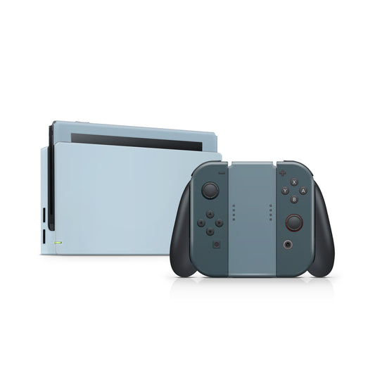 Blue Colorblock Shades Skin for Nintendo Switch | Original, Lite, OLED, & 2.0