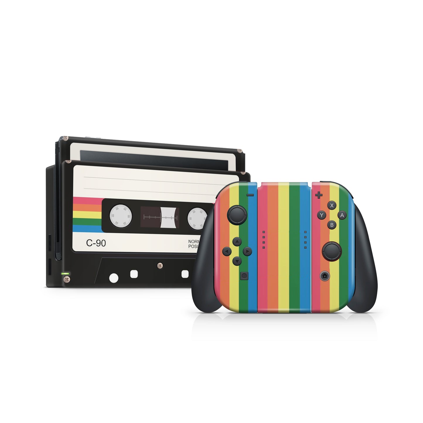 Vintage Cassette Tape Skin for Nintendo Switch | Original, Lite, OLED, & 2.0