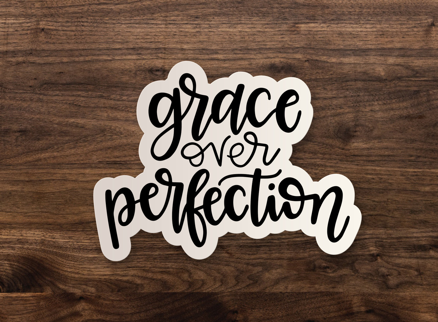 Grace Over Perfection Sticker Decal