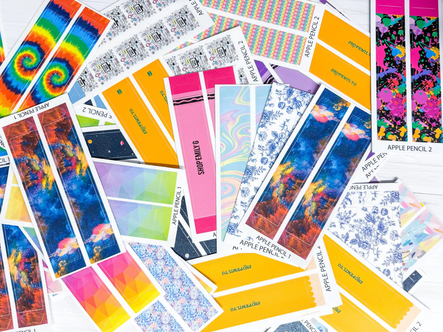 Apple Pencil 1,2, and Pro Skin Decal Wrap Mystery Surprise Grab Bag