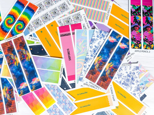 Apple Pencil 1,2, and Pro Skin Decal Wrap Mystery Surprise Grab Bag